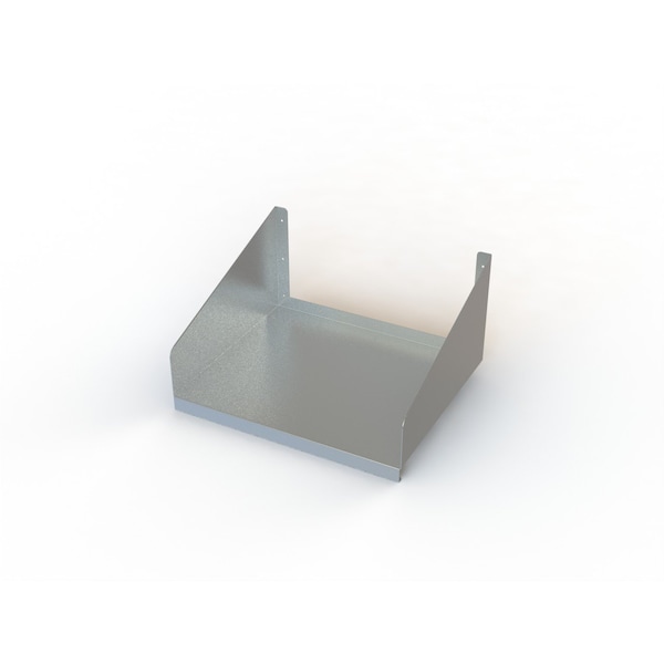 Microwave Shelf, Wall-Mounted, 18" W X 24" L-R